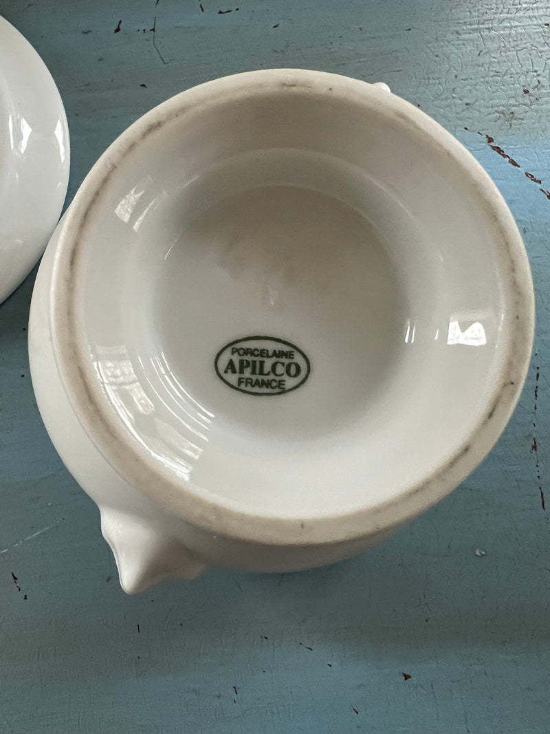 Apilco Lion Head Bowl with Cover