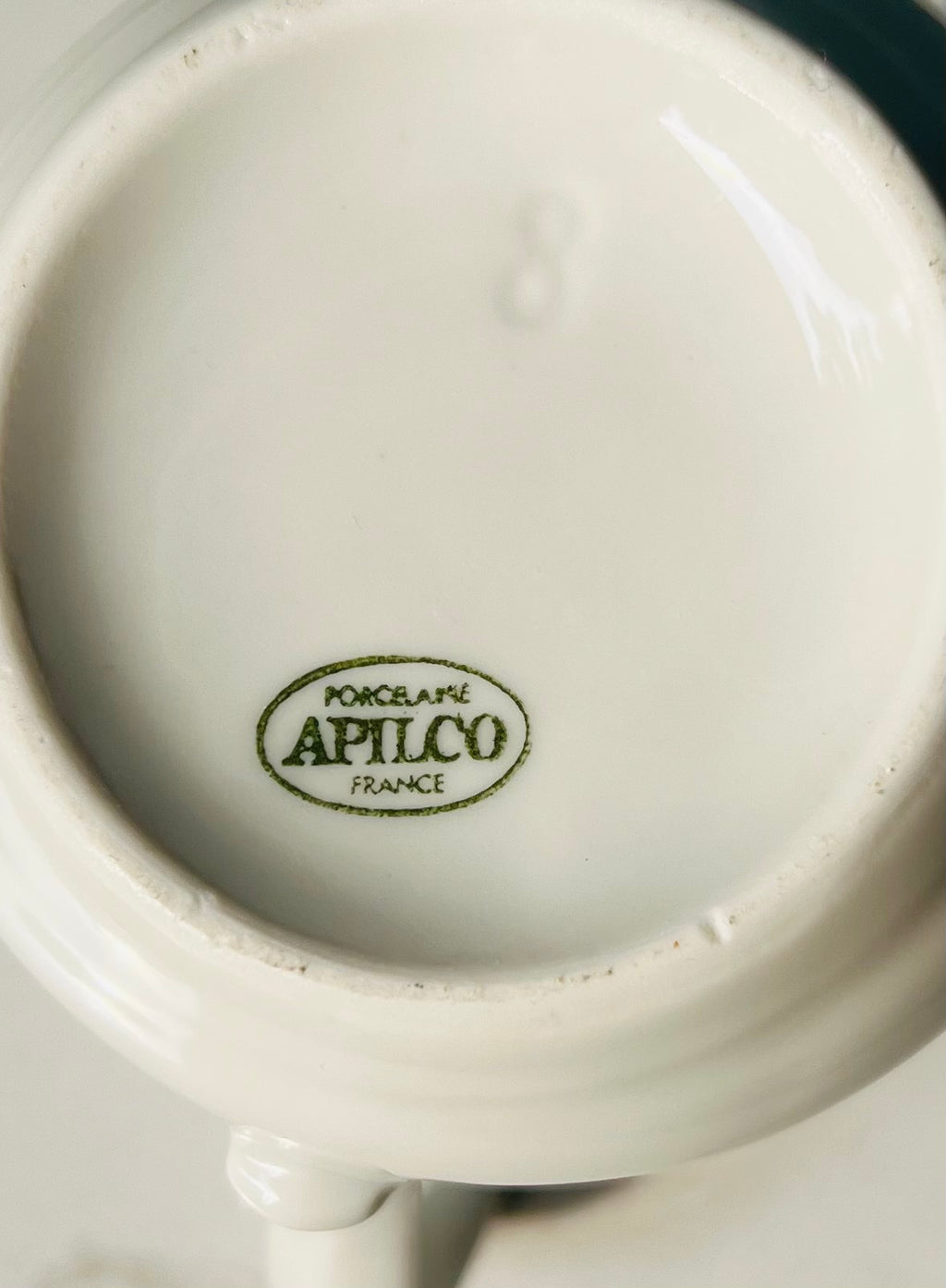 Apilco 8oz White Pitcher