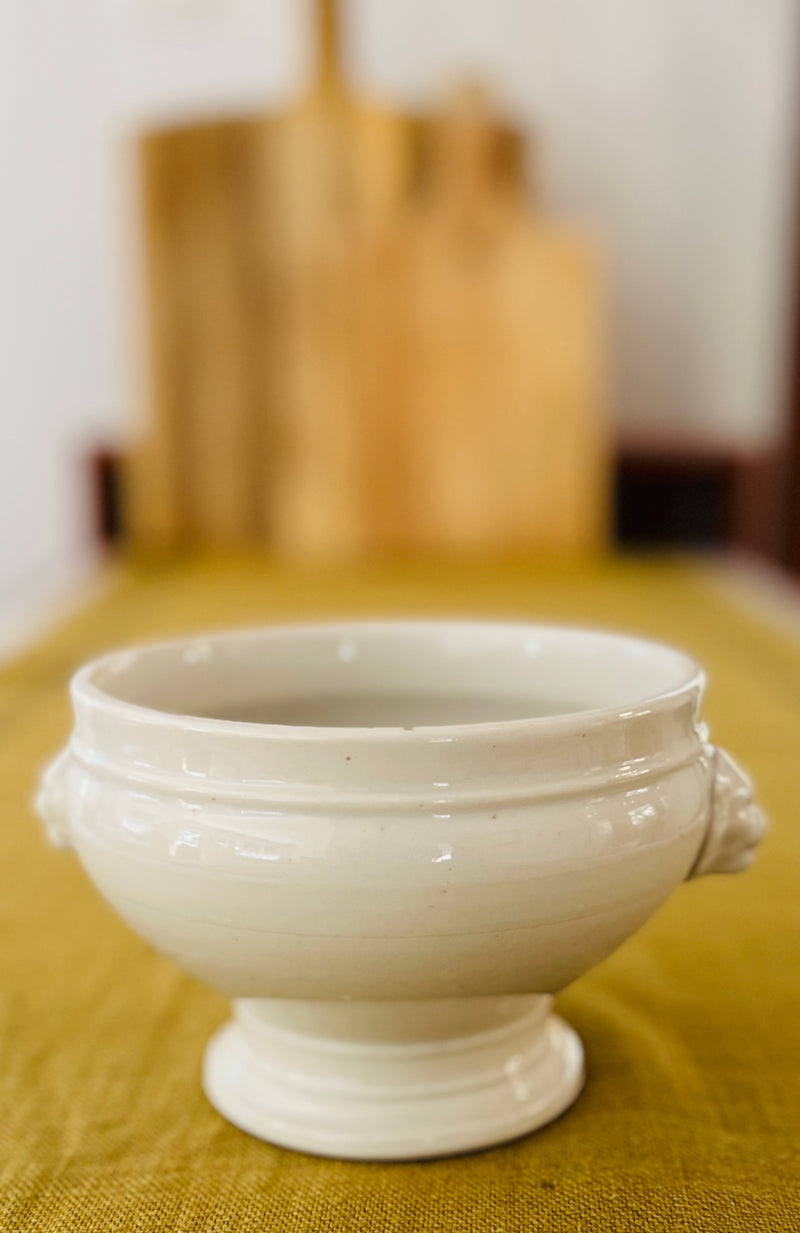 Large Vintage Lion Head Bowl