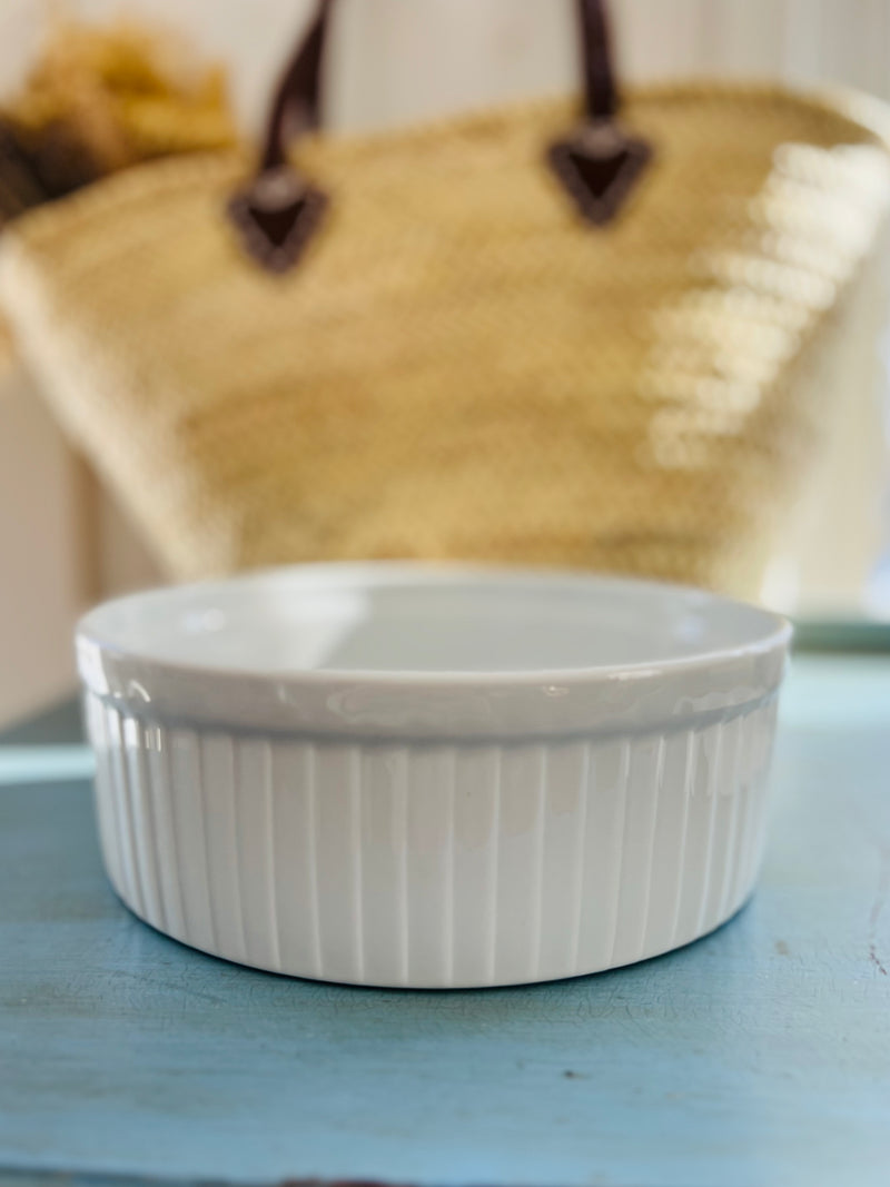 Pillivuyt Pleated  Soufflé Dish