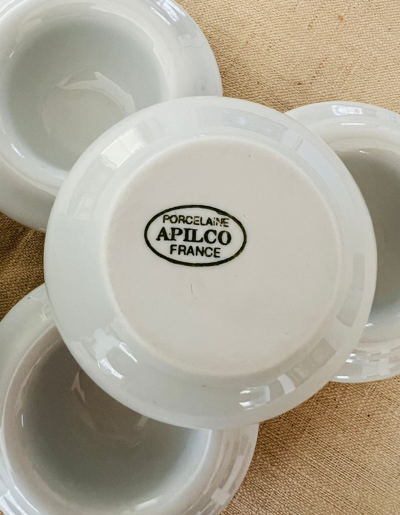 Apilco Individual Butter Crocks-set of 4