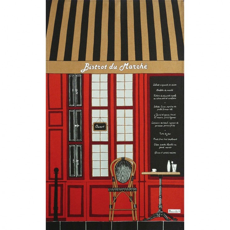 Beauvillé Bistrot Tea Towel