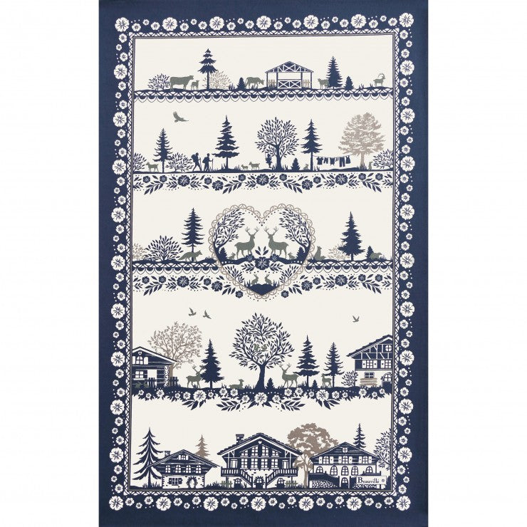 Beauvillé Chalets Enchantés Tea Towel