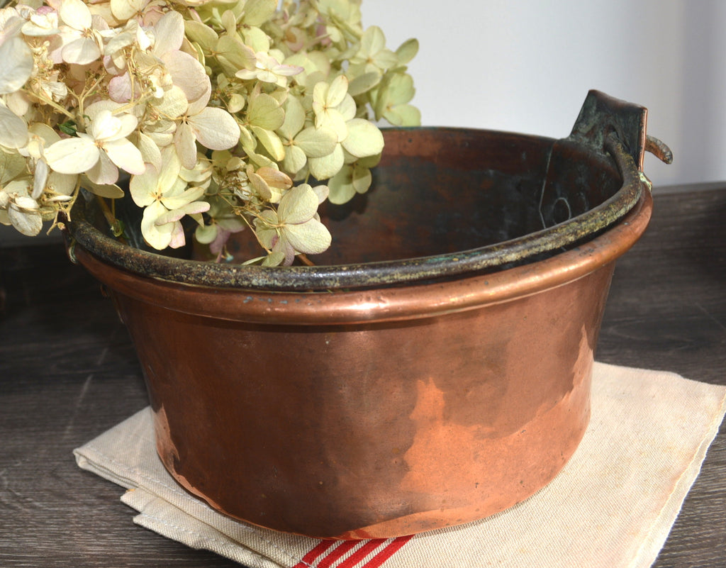 French Antique Copper Pot