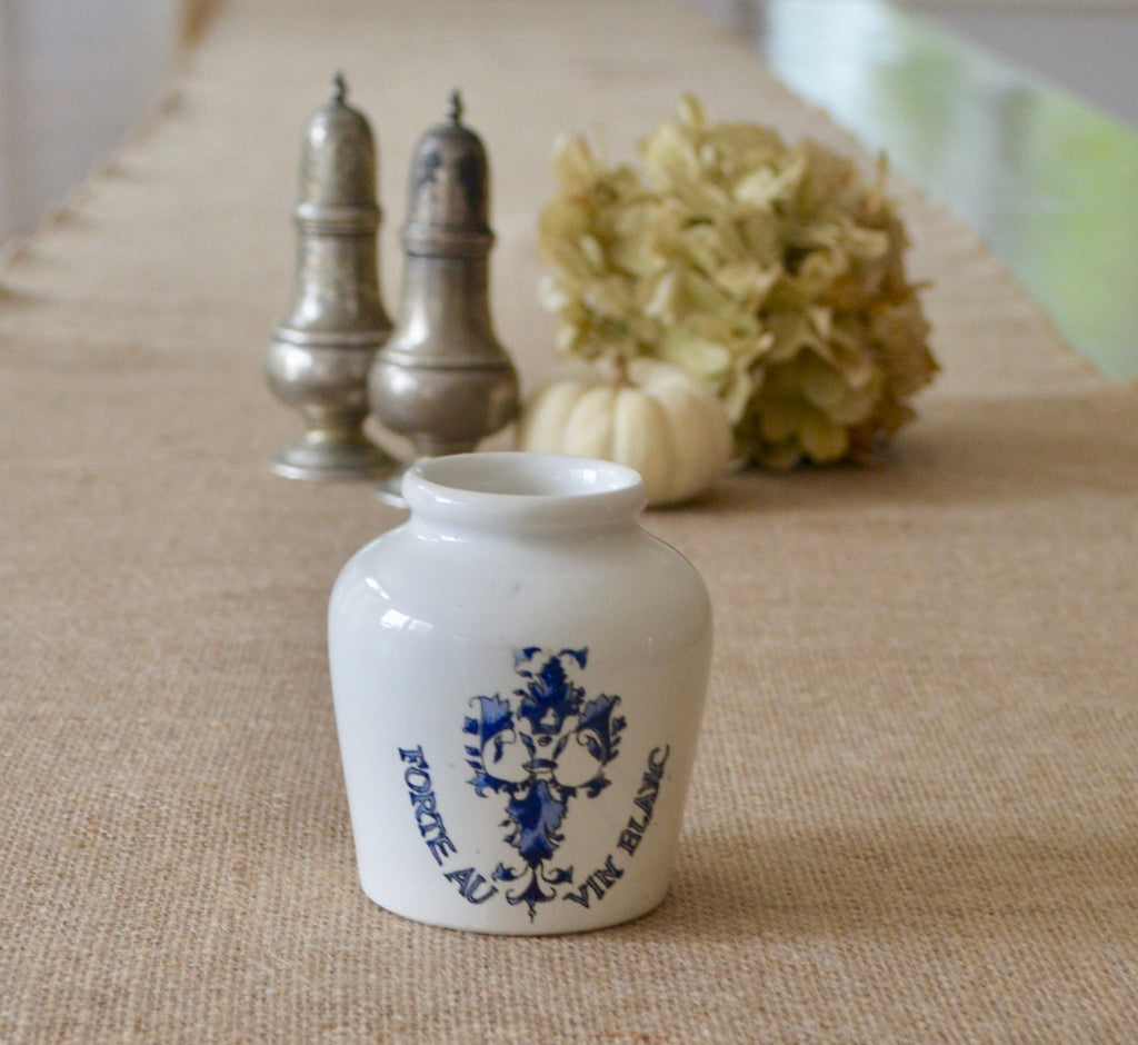 Vintage Grey Poupon Mustard Pot