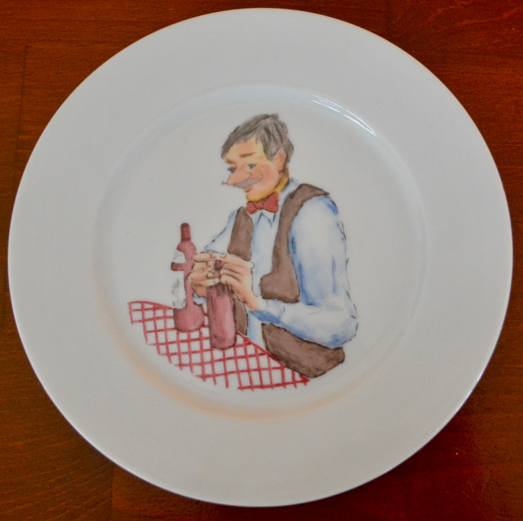 H. Wallaeys Ilustrated Plate by Revol