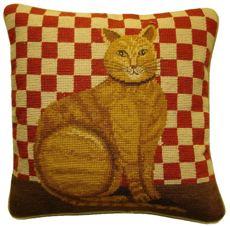 Ginger Cat Aubusson Pillow