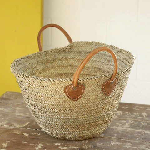 Round Rustic Basket