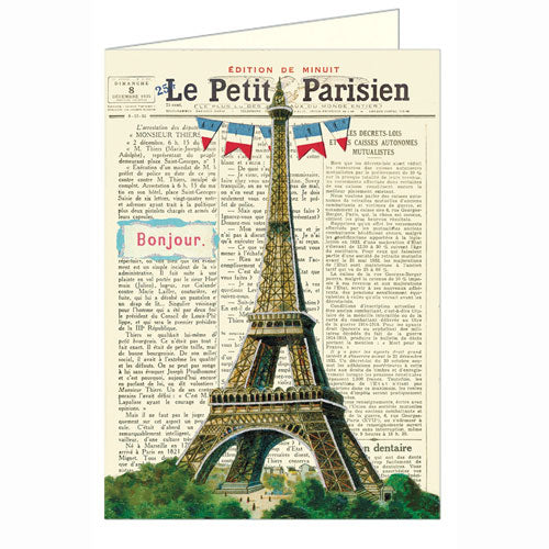 Le Petit Parisien Greeting Card